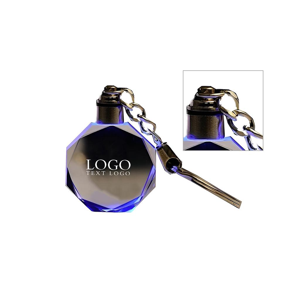 LED Crystal Keychain With Logo-Group