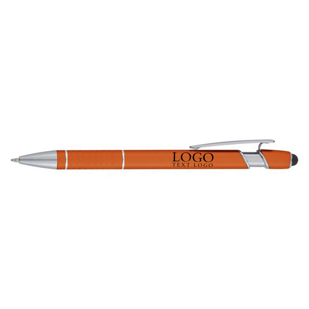 Promo Varsi Incline Stylus Pen Orange With Logo