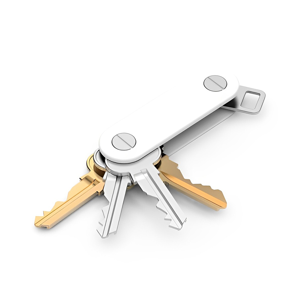 KeyStack Lite Key Organizer White Color