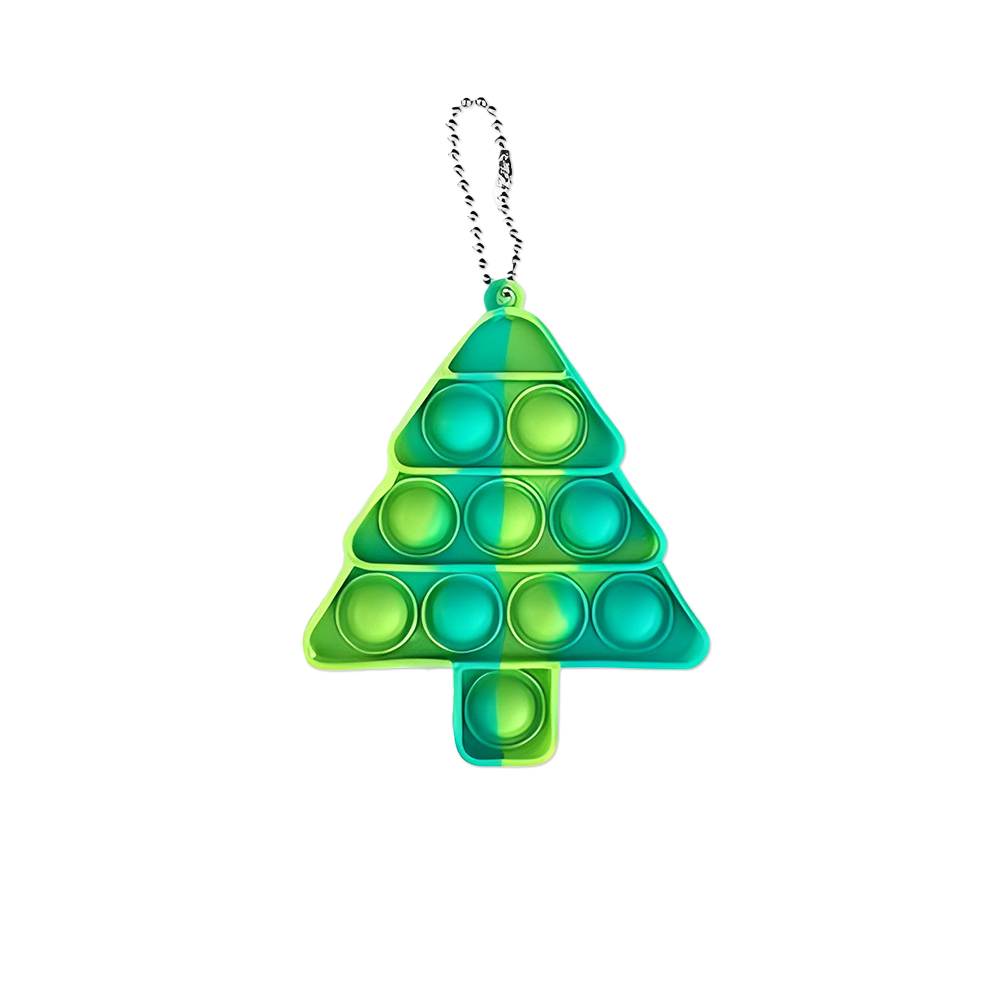 Christmas Tree Toy Keychain Green