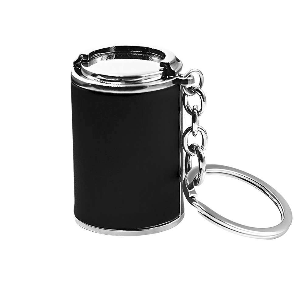 Marketing Metal Money Box with Key Chain Black