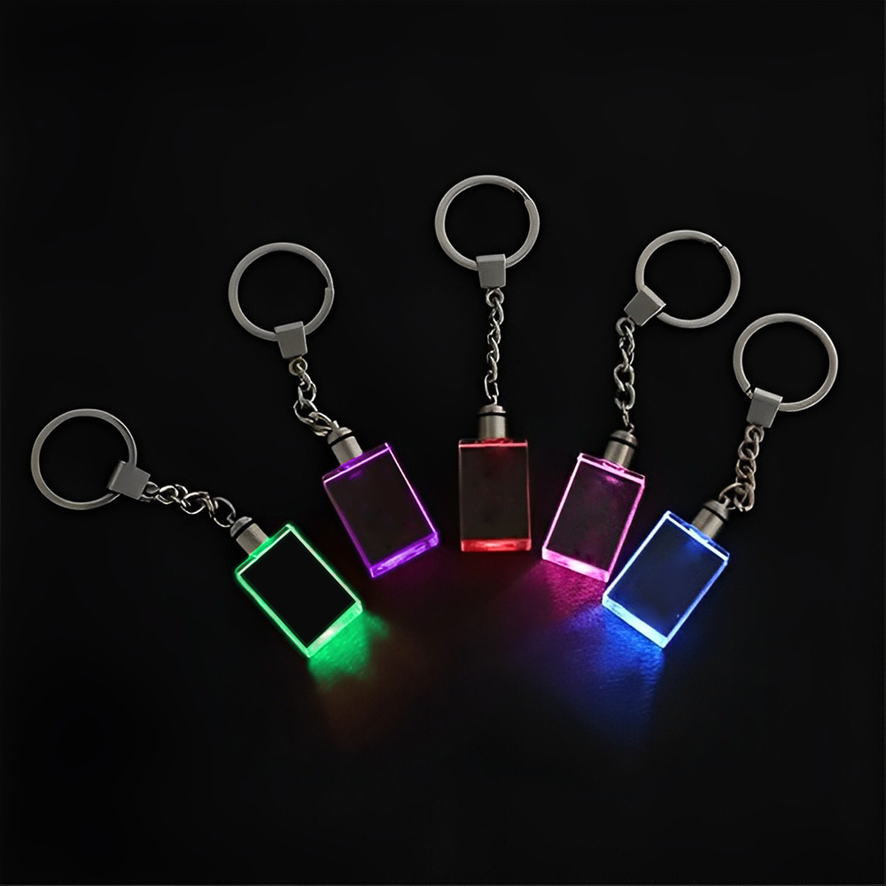 3D Crystal Keychain Group