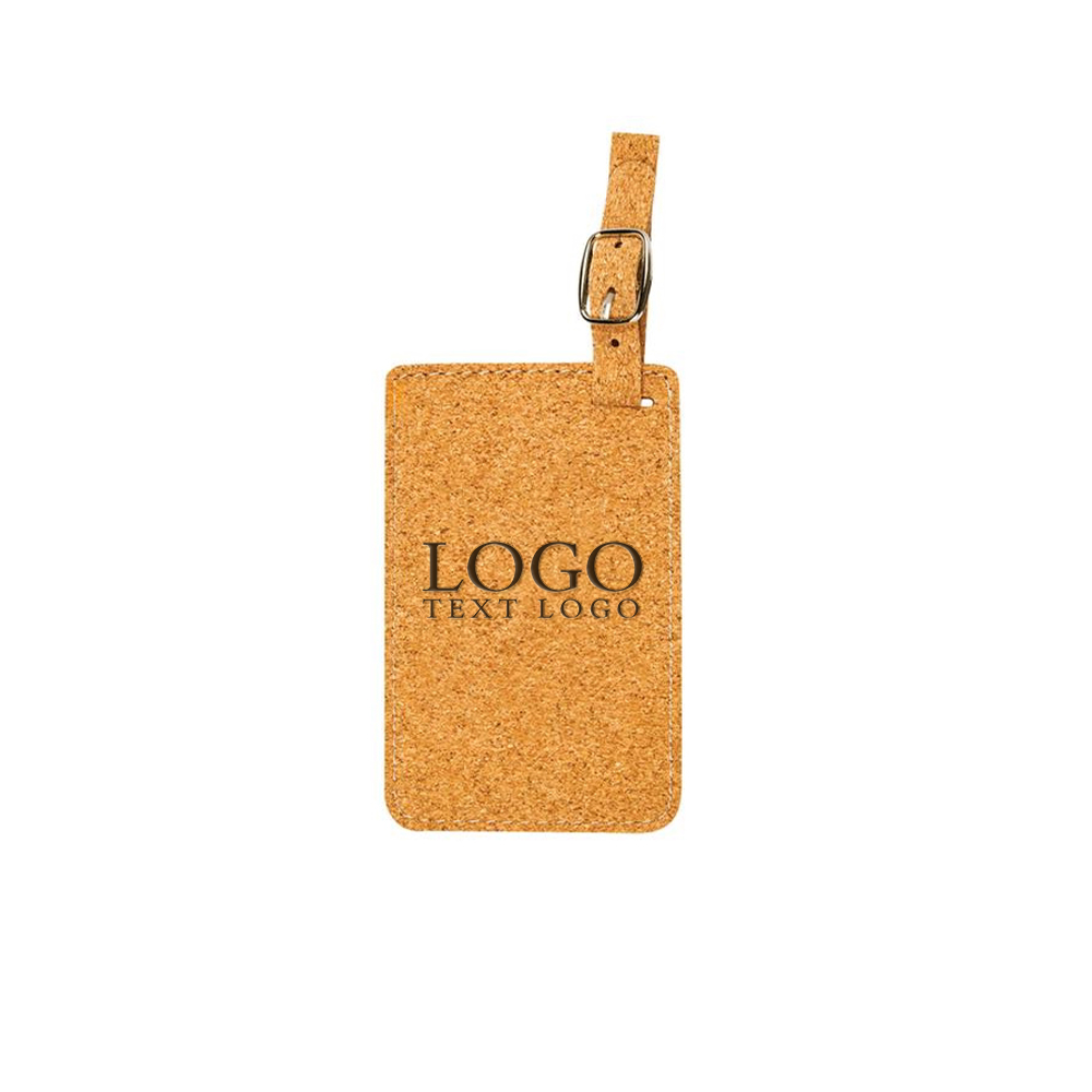 Agglomerated Cork Luggage Tag Cork With Logo
