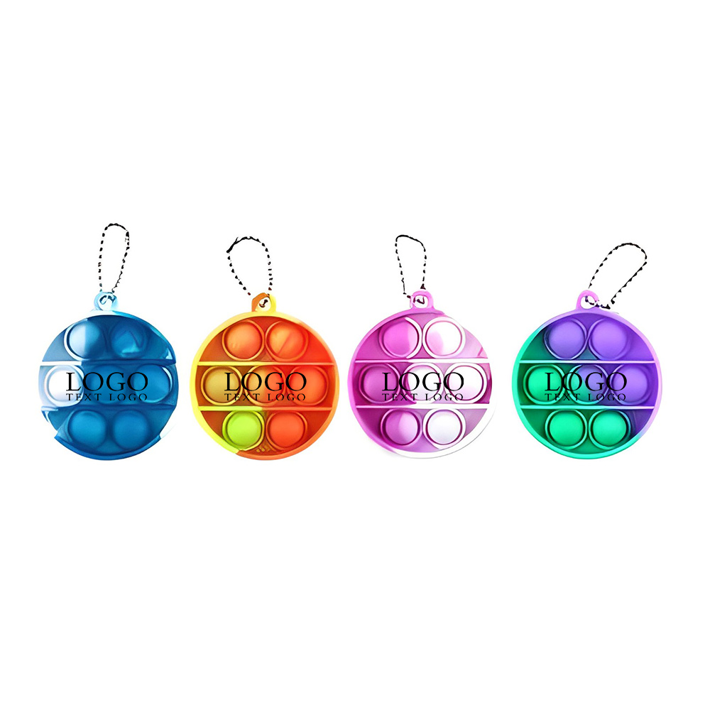 Push Popping Bubble Keychain Group