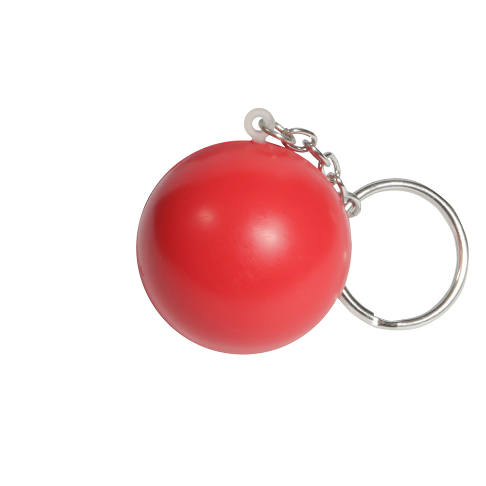 Red Stress Ball Key Chain