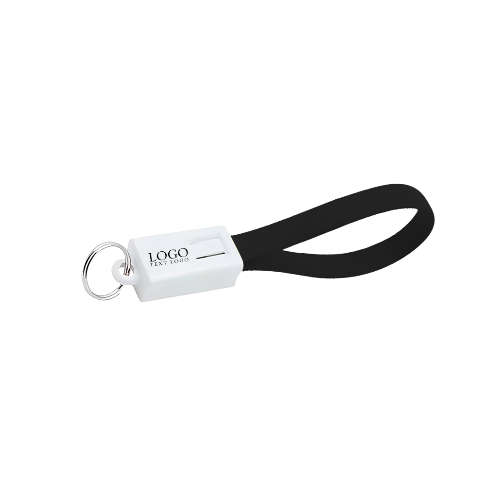 2 in 1 Key Chain Logo Black