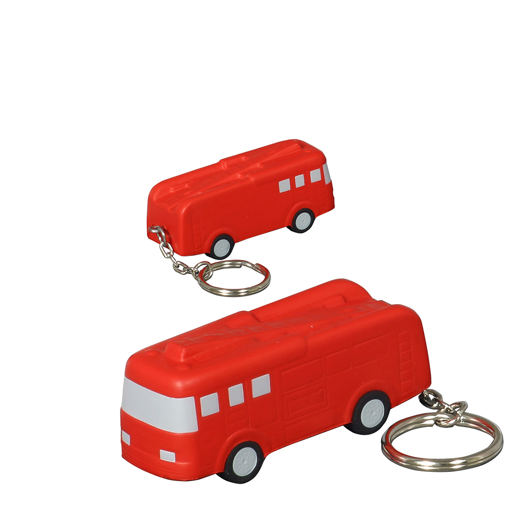 Fire Truck Stress Reliever Key Chain