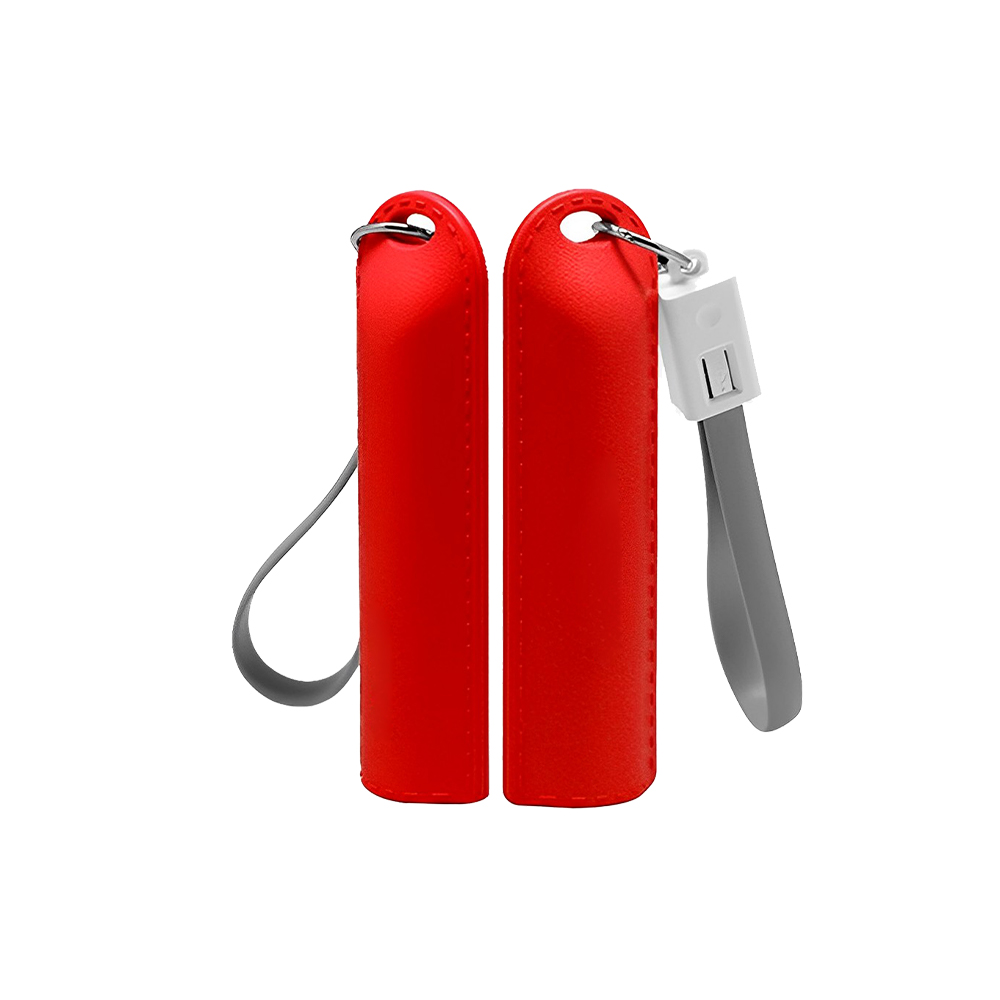2000mA Key Chain Power Bank Red