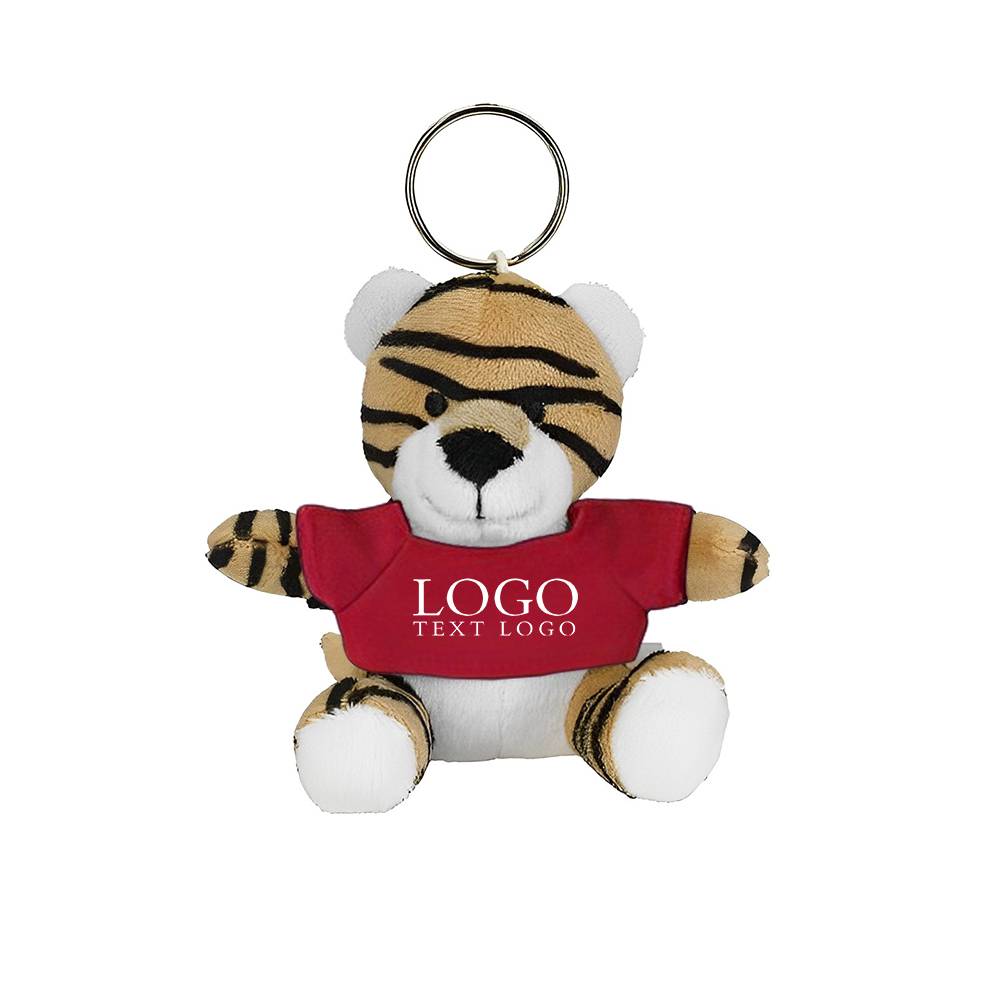 Mini Tiger Key Chain Red With Logo