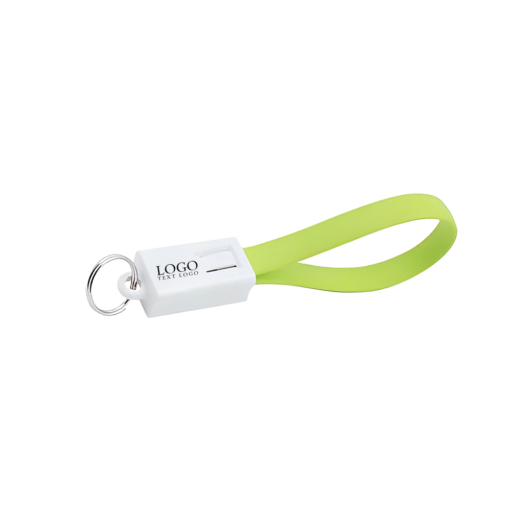 2 in 1 Key Chain Green Logo