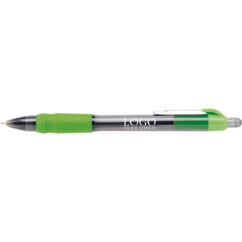 Marketing MaxGlide Tropical Click Pens Lime Green With Logo