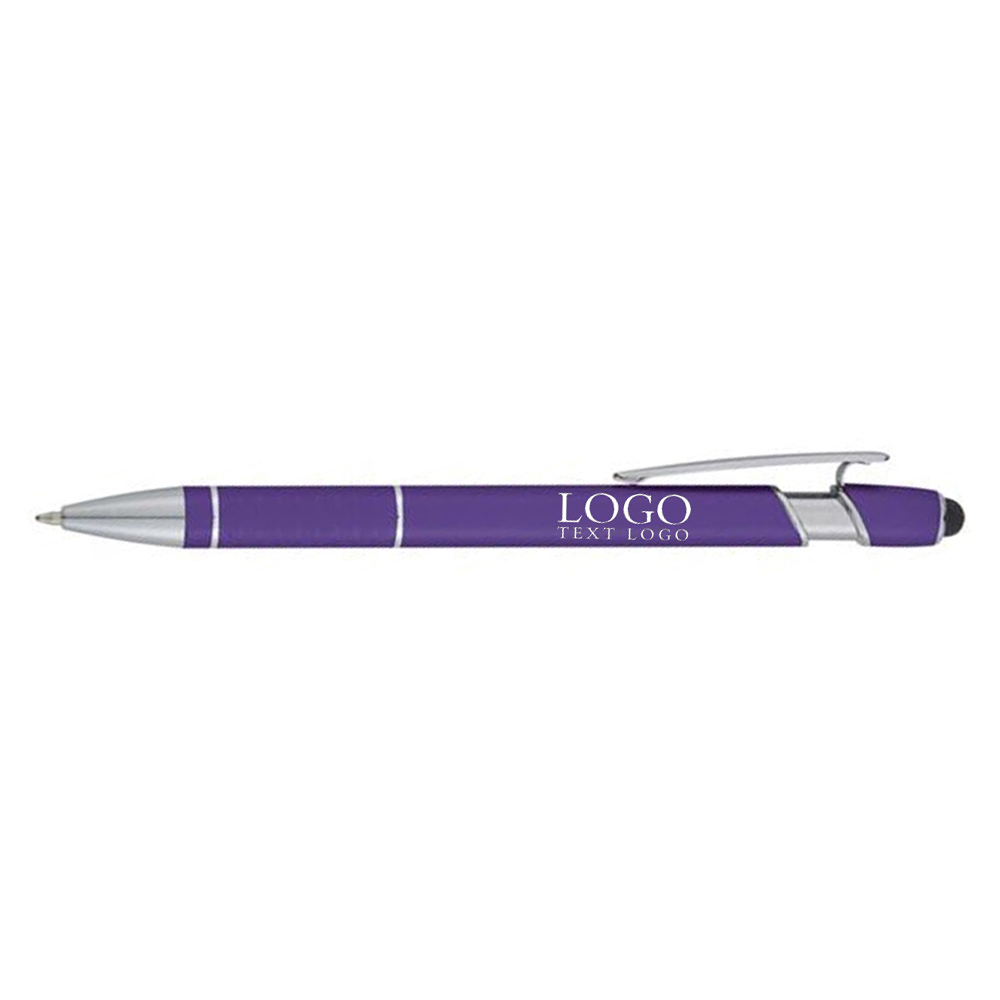Promo Varsi Incline Stylus Pen Purple With Logo