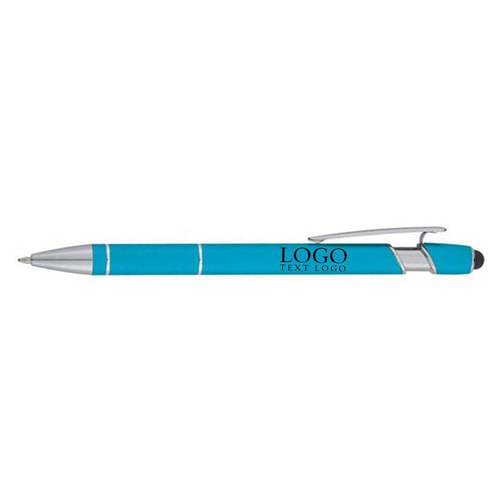 Promo Varsi Incline Stylus Pen Light Blue With Logo