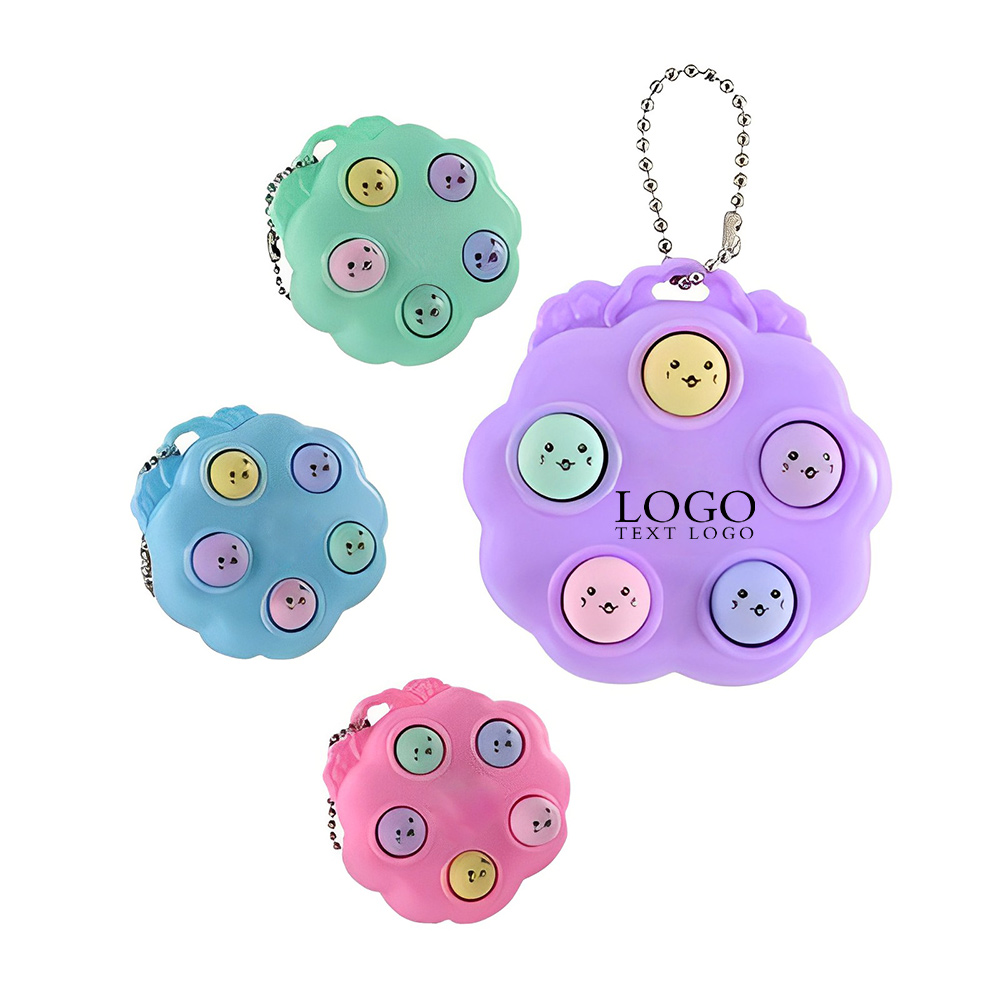 Pop Bubble Keychain Toy Pendant Group
