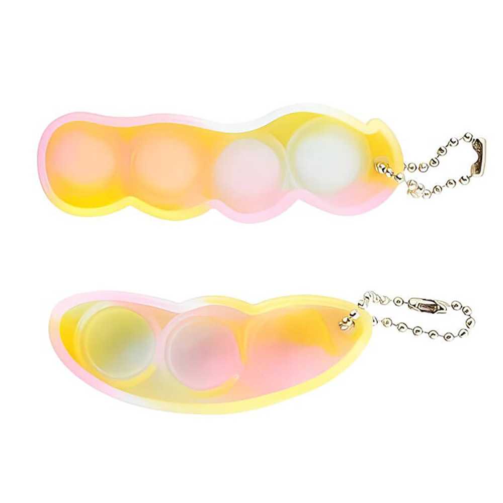 Bean Squeeze Fidget Toy Keychain