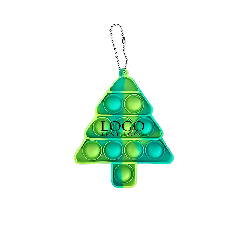 Christmas Tree Toy Keychain Logo Green