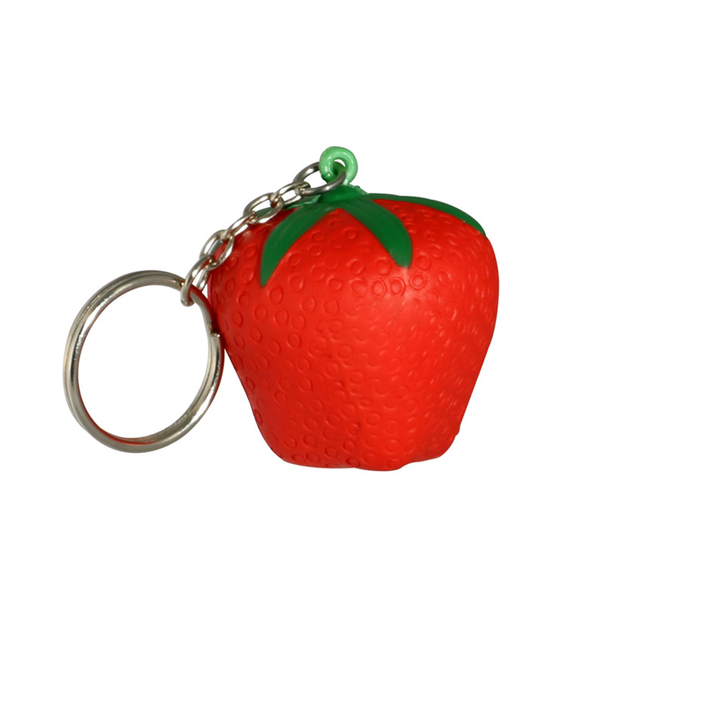 Strawberry Stress Reliever Key Chain