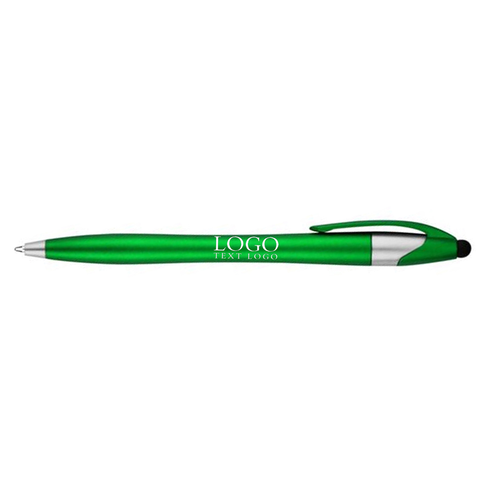 Branded Dart Malibu Stylus Pen Green With Logo