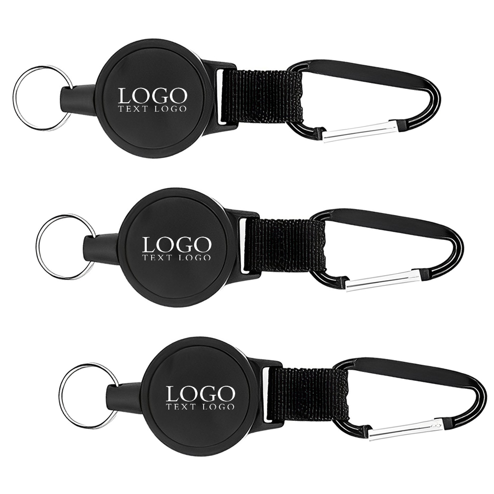 Retractable Badge Holder Keychain Group Logo