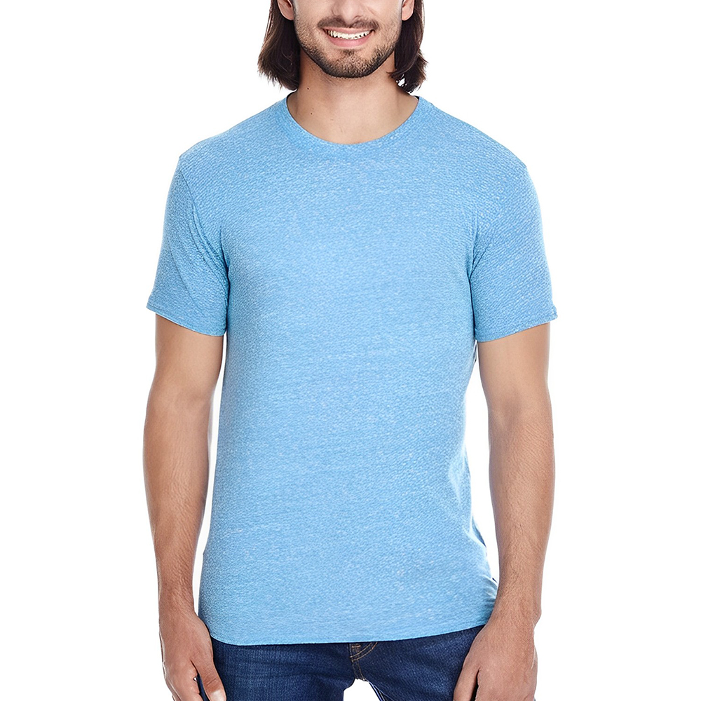 Custom Threadfast Apparel Unisex Triblend T-Shirt Royal Blue