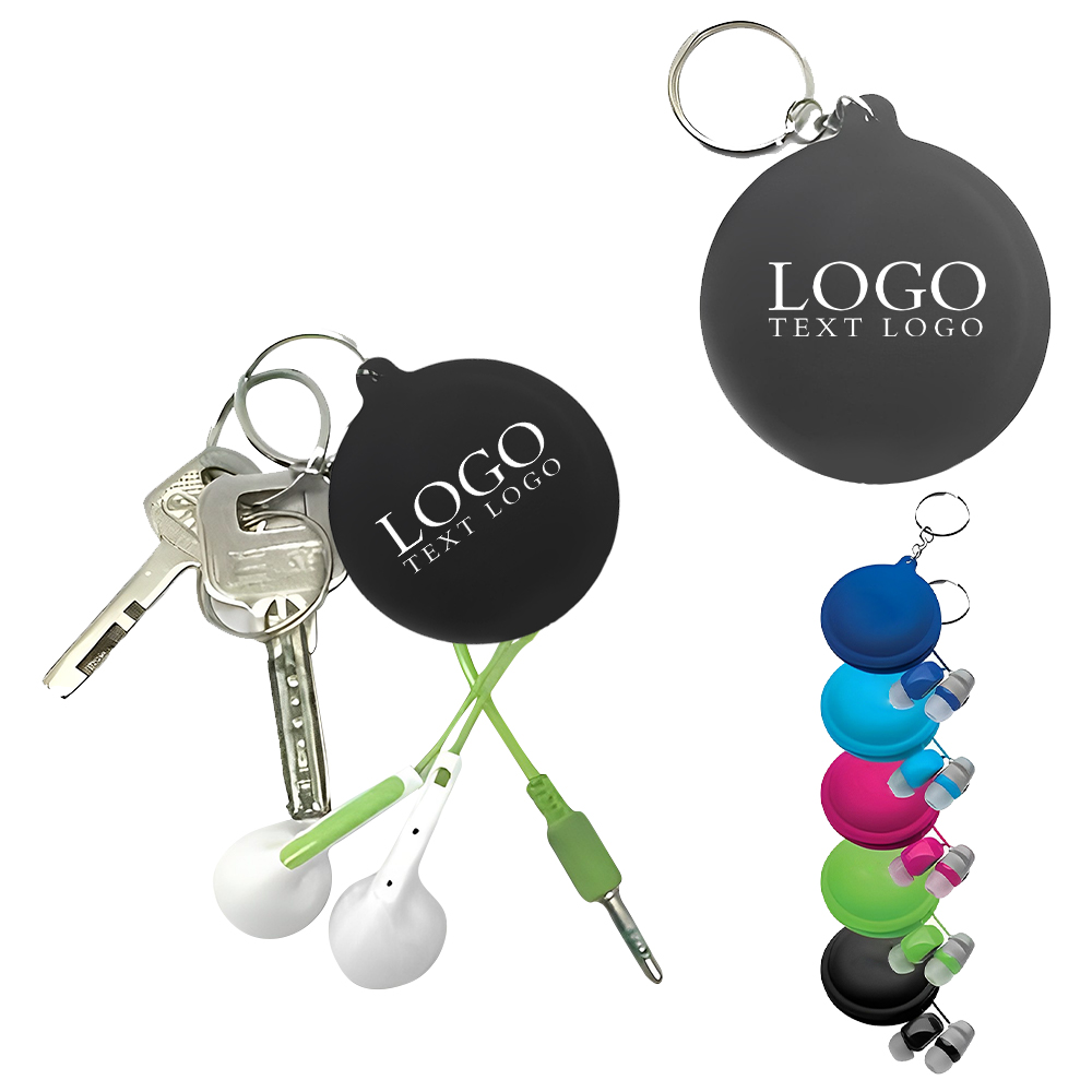 Macaroon Cord Winder with Keychain Group Logo