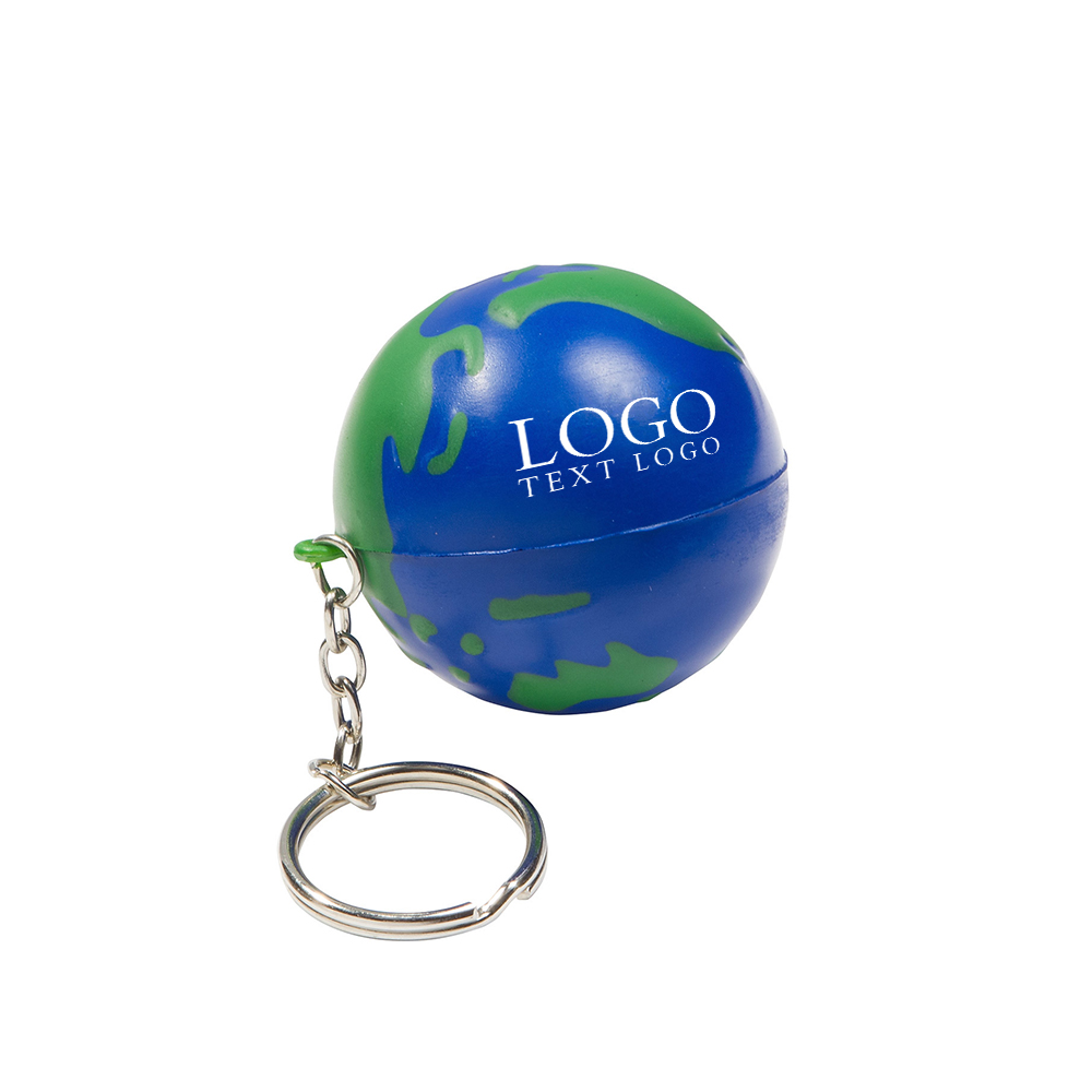 Earthball Stress Reliever Key Chain With Logo