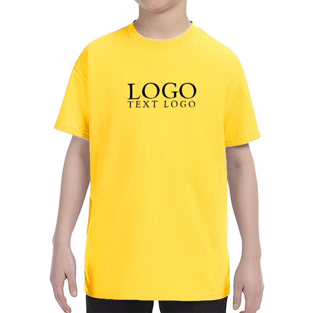 Custom Gildan Heavy Cotton Youth T-shirts Daisy With Logo