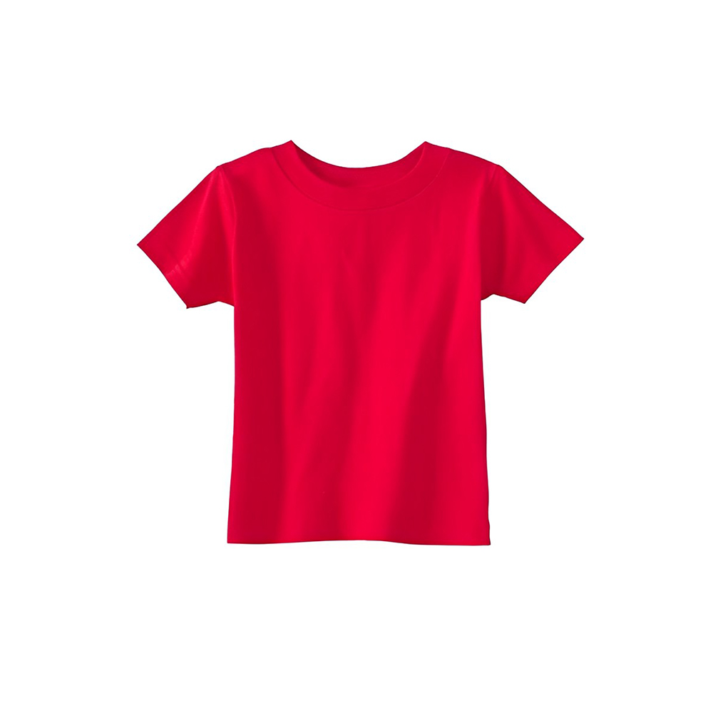 Rabbit Skins Infant Cotton Jersey Tee Red Front