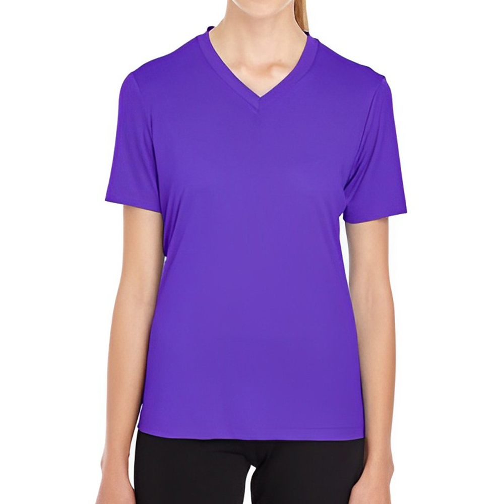 Team 365 Ladies' Zone Performance V-Neck T-Shirt Purple