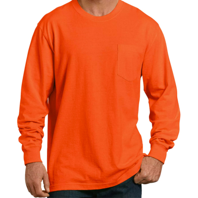 Gildan Ultra Cotton Adult Long Sleeve T-Shirt With Pocket