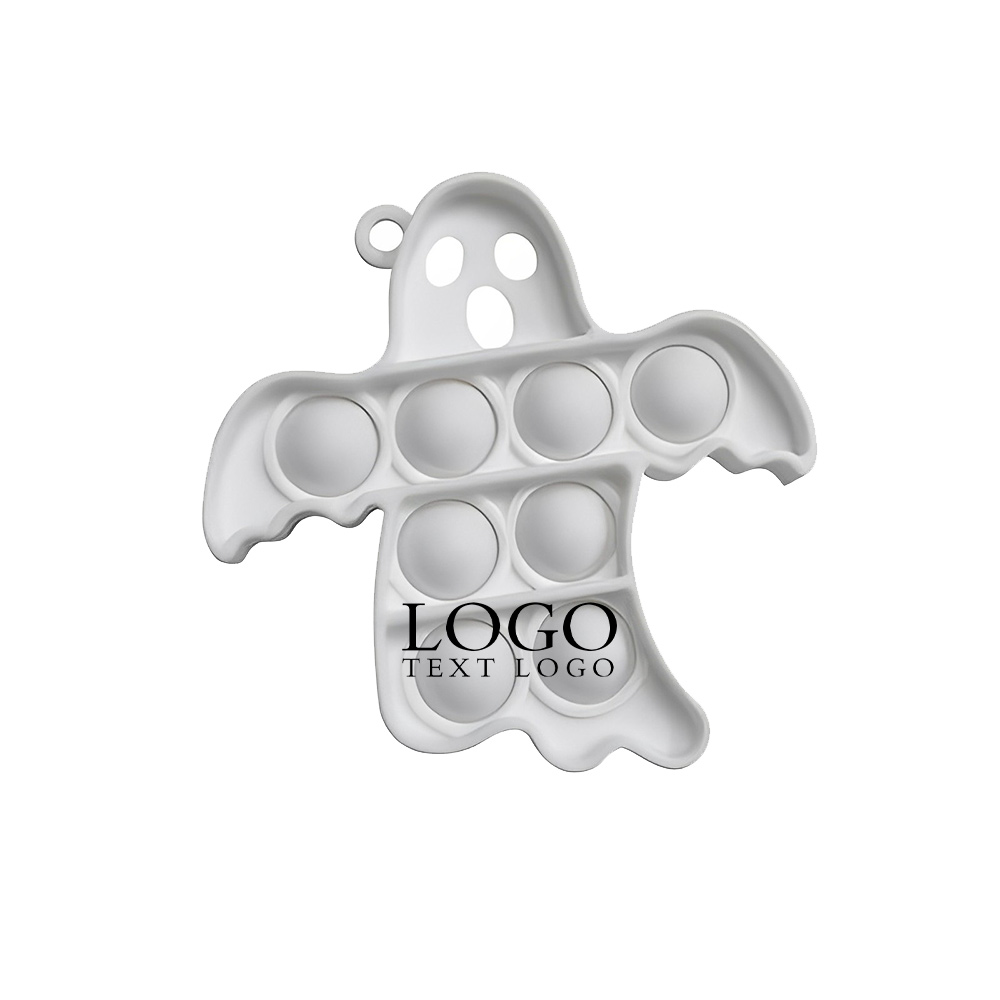 Push Pop Bubble Toy Keychain Logo