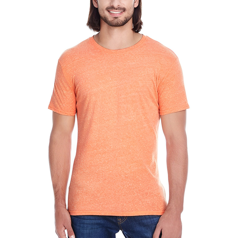 Custom Threadfast Apparel Unisex Triblend T-Shirt Orange