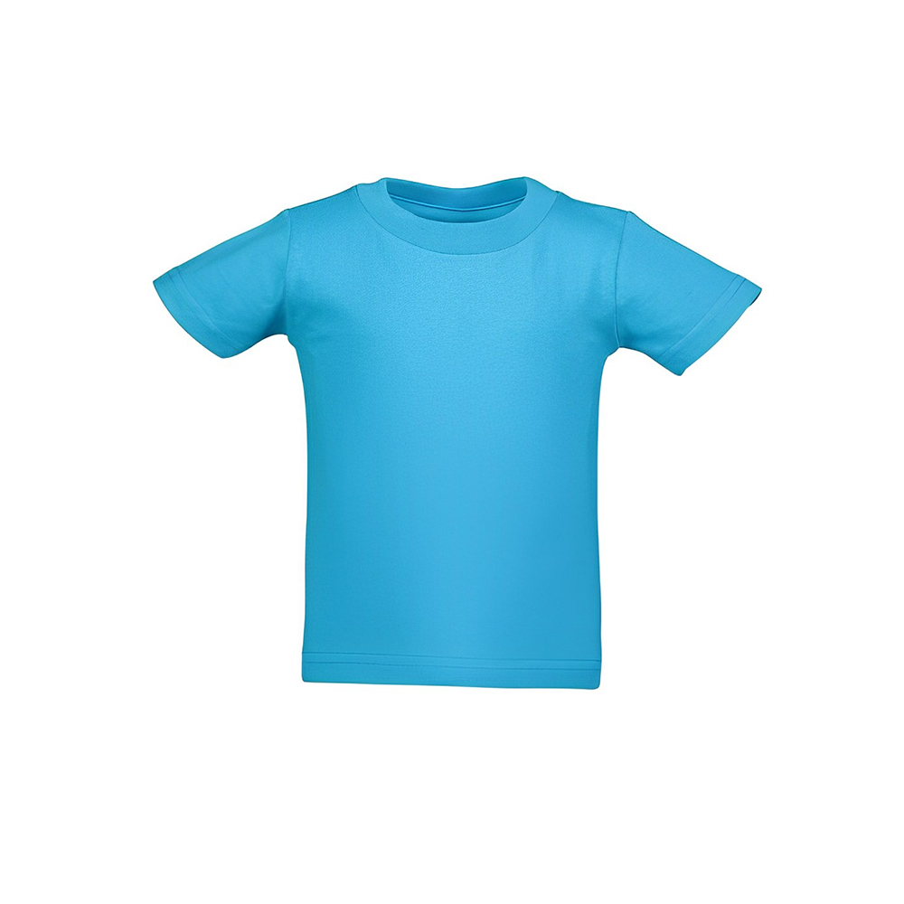 Rabbit Skins Infant Cotton Jersey Tee Turquoise Front