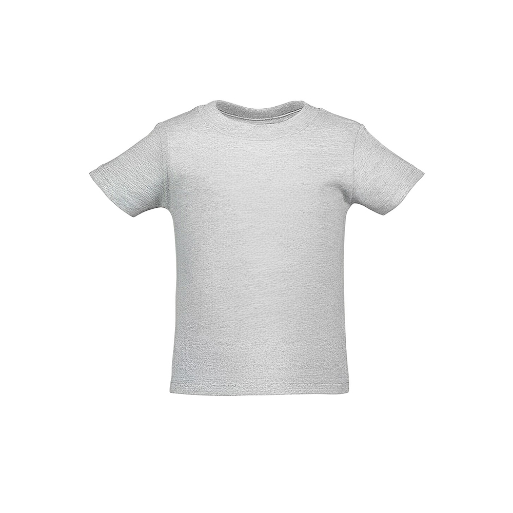 Rabbit Skins Infant Cotton Jersey Tee Heather Gray Front
