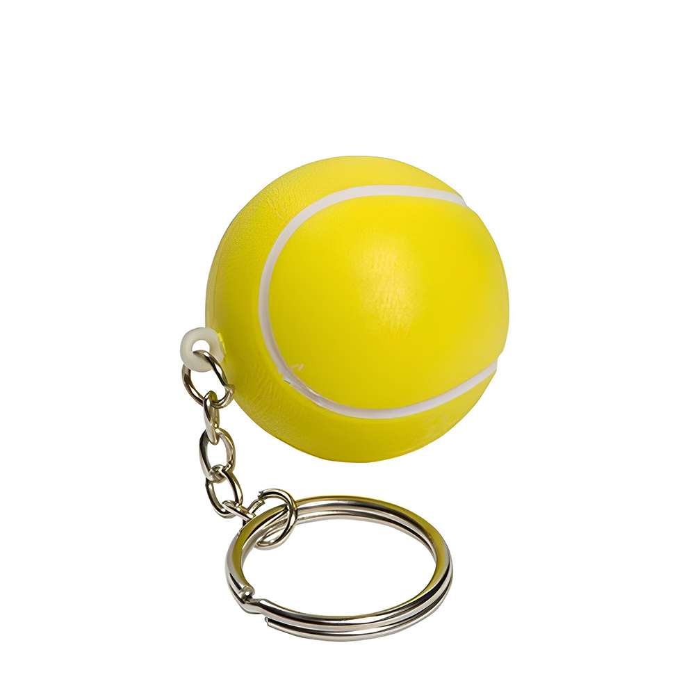 Tennis Ball Stress Reliever Key Chain