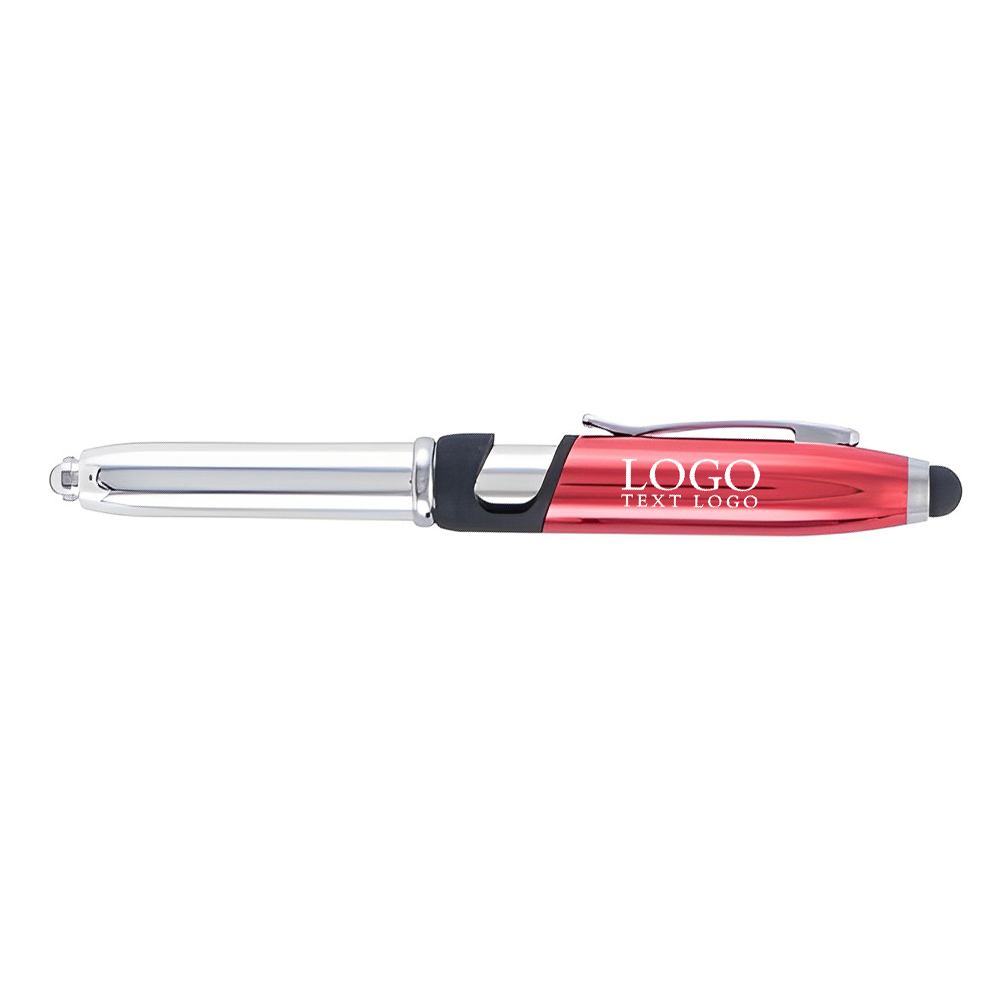 Red Vivano Tech 4-in-1 Pen With Logo