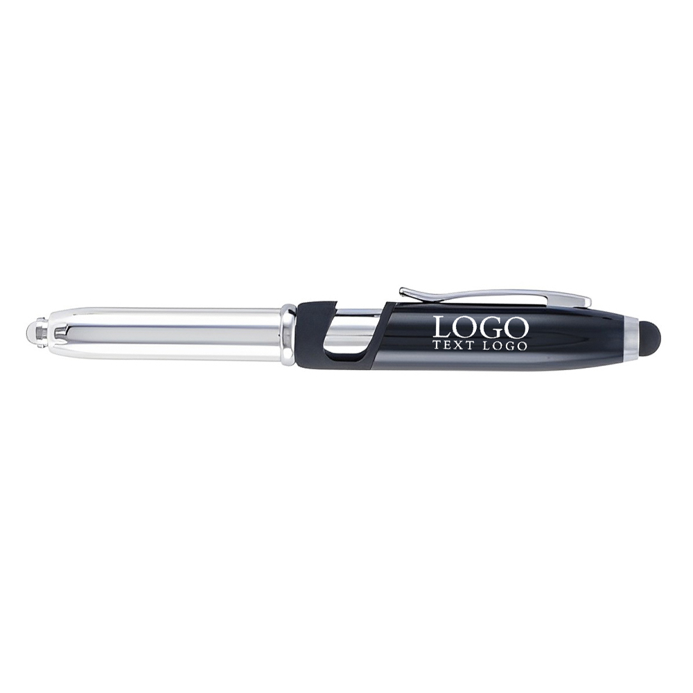 Black Vivano Tech 4-in-1 Pen With Logo