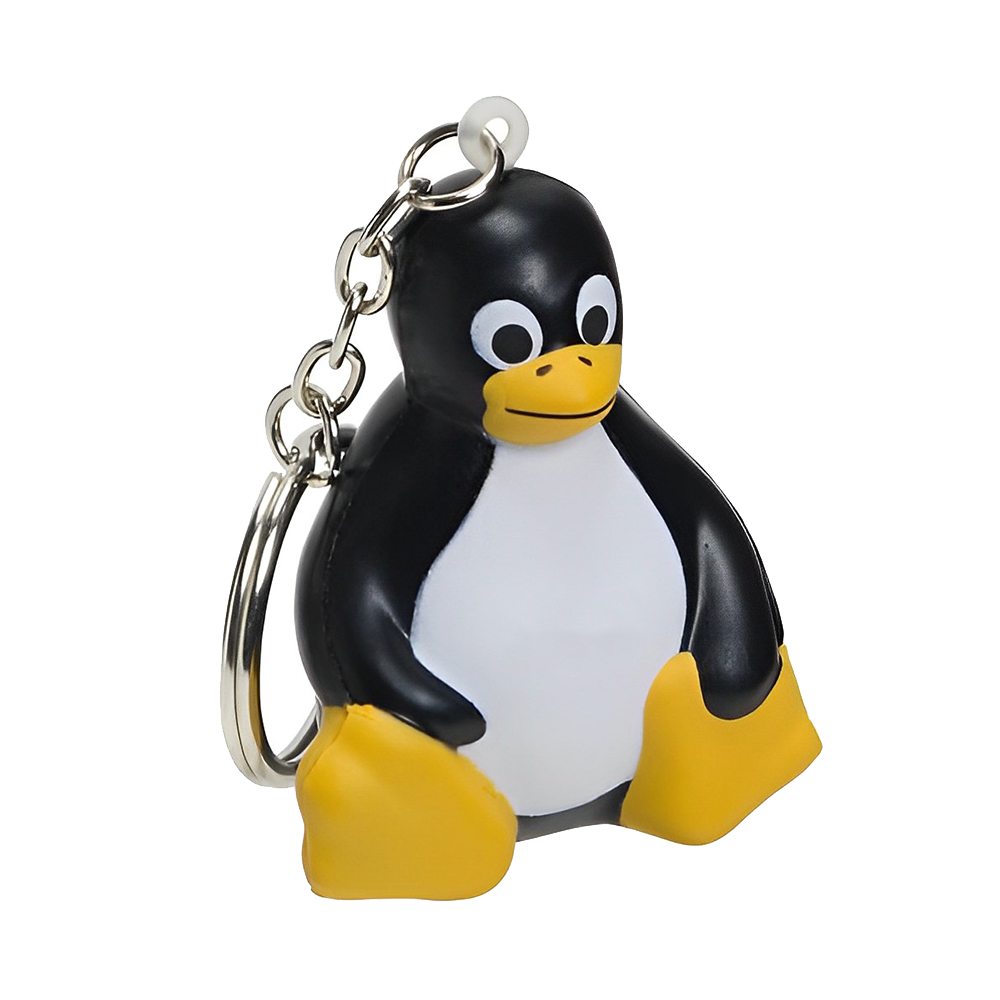 Sitting Penguin Stress Reliever Key Chain High-quality