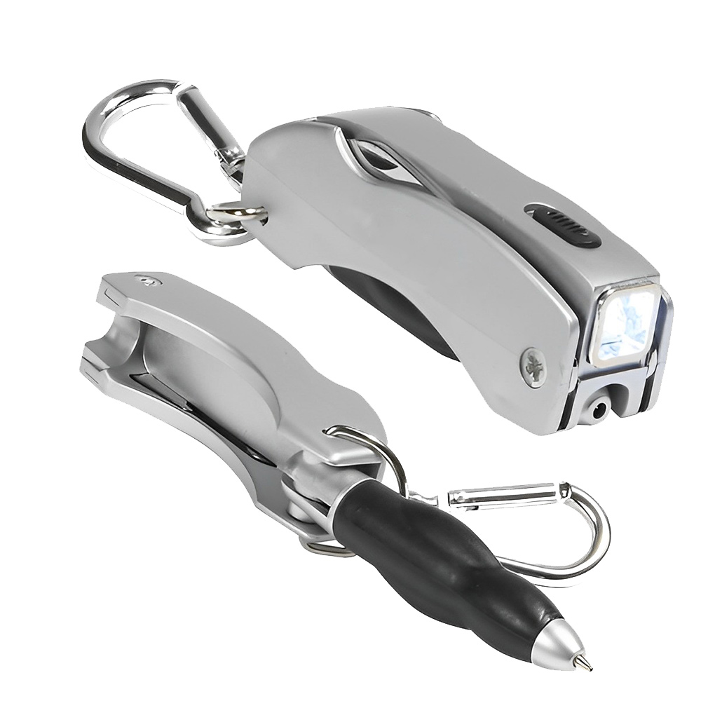 The Everything Tool with Carabiner Silver