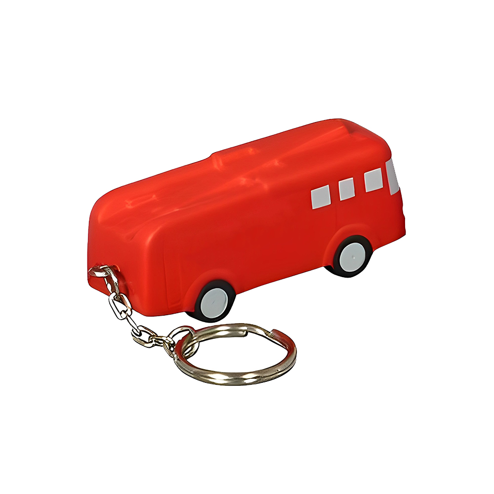 Fire Truck Stress Reliever Key Chain Advertising
