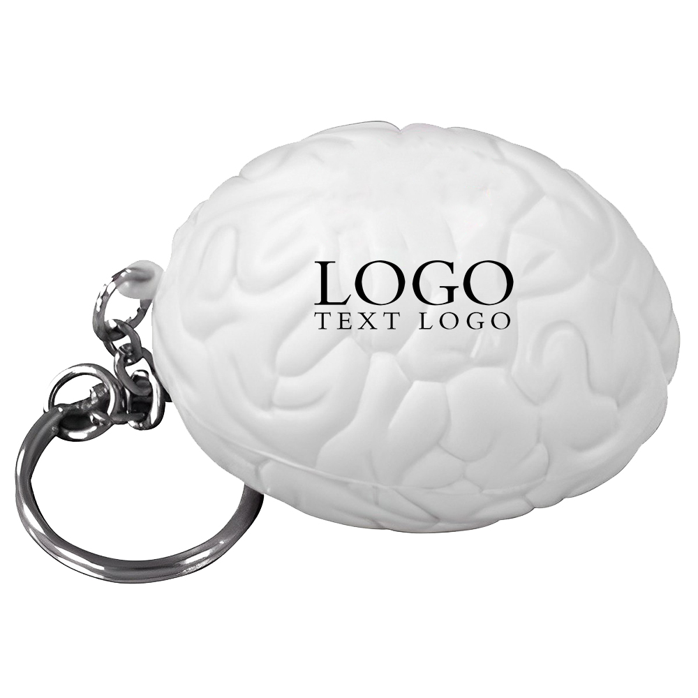 Brain Stress Reliever Key Chain Personalized