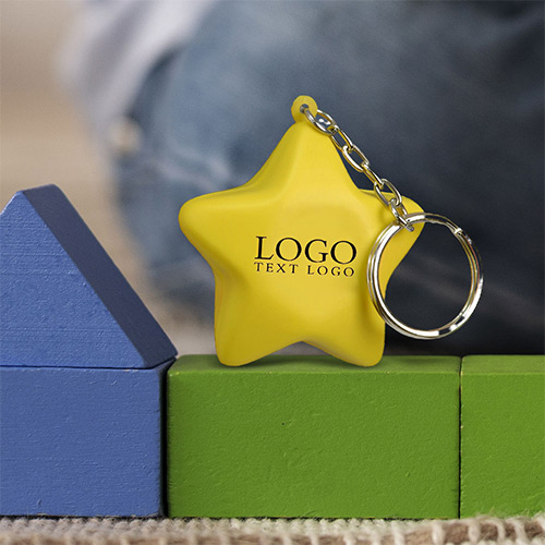 Advertising Stress Reliever Keychains            