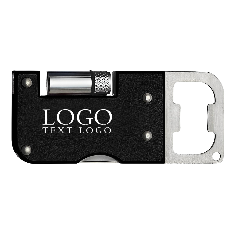 Pocket 3 In 1 Multi-function Opener Black With Logo
