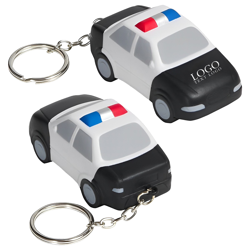 Police Car Stress Reliever Key Chain Premium