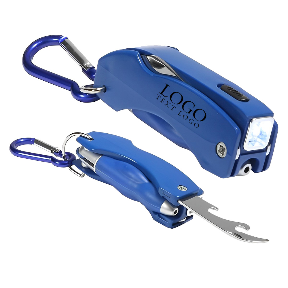 The Everything Tool with Carabiner Blue With Logo