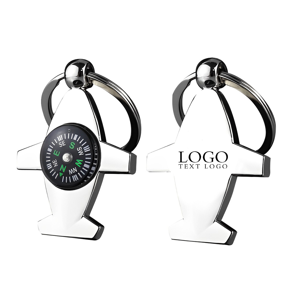Compass Plane Keychain High-quality
