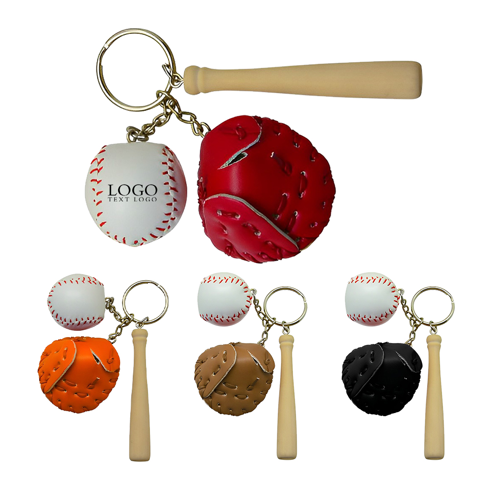 Custom Baseball Glove Keychain