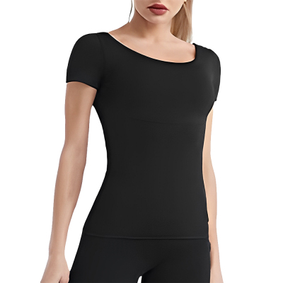  Yoga Shirt Built in Shelf Bra Cropped Tank Tops