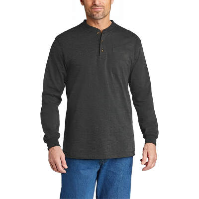 Carhartt Long Sleeve Henley T-Shirt With Pocket