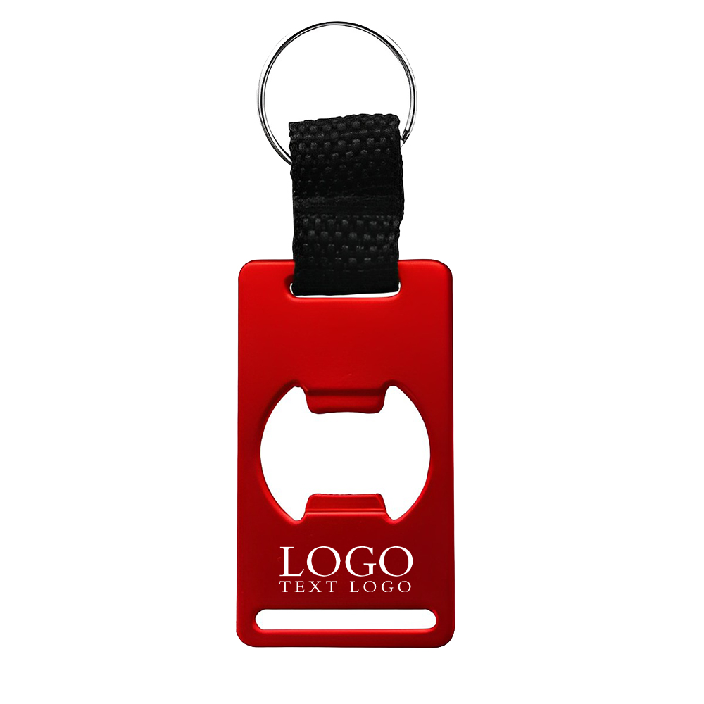 Quata Aluminum Bottle Opener Red With Logo